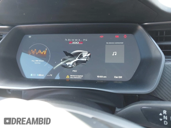 2018 Tesla Model S 75D with VIN 5YJSA1E49JF294699, listed as a IAAI auction lot 41567770 with 34,644 mi miles and . Bid and sale history available at DreamBid. Image 7.
