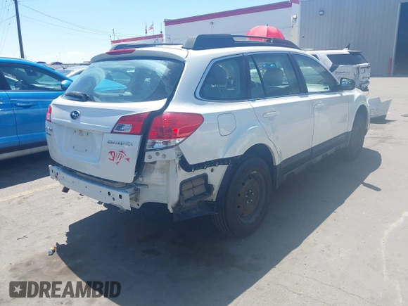 2014 Subaru Outback 2.5i with VIN 4S4BRCAC2E1243010, listed as a IAAI auction lot 42321886 with 160,544 mi miles and . Bid and sale history available at DreamBid. Image 4.