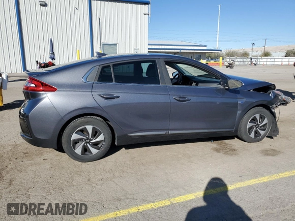2018 Hyundai Ioniq SEL z VIN KMHC75LCXJU098603, wystawiony jako Copart lot #47458225 z przebiegiem 46 735 mil mil oraz Szkoda całkowita • Salvage title. Historia ofert i sprzedaży dostępna na DreamBid. Obrazek 3.