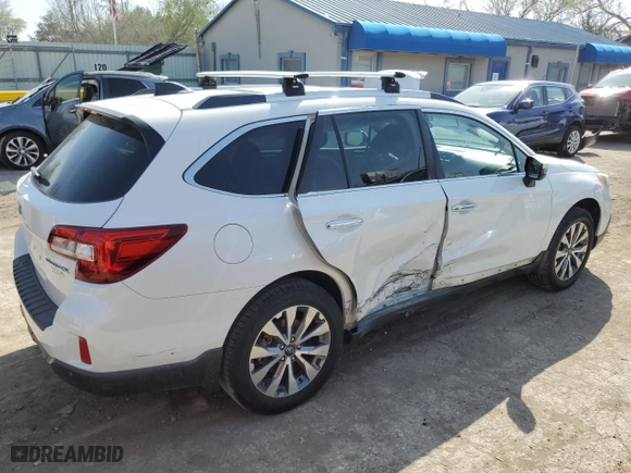 2017 Subaru Outback Touring with VIN 4S4BSATC5H3242836, listed as a Copart auction lot 51261595 with 147,197 mi miles and Salvage Title. Bid and sale history available at carsss.com. Image 3.