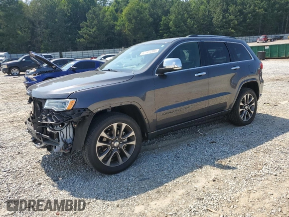 2018 Jeep Grand Cherokee High Altitude with VIN 1C4RJECG8JC239080, listed as a Copart auction lot 62141205 with 66,126 mi miles and Salvage title. Bid and sale history available at DreamBid. Image 1.