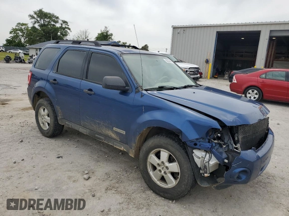2008 Ford Escape XLS z VIN 1FMCU02Z98KB14085, wystawiony jako Copart lot #58335845 z przebiegiem 191 313 mil mil oraz Szkoda całkowita • Salvage title. Historia ofert i sprzedaży dostępna na DreamBid. Obrazek 4.