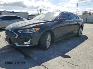 2020 Ford Fusion Titanium with VIN 3FA6P0SU5LR132512, listed as a Copart auction lot 56416105 with 120,107 mi miles and Salvage title. Bid and sale history available at DreamBid. Image 1.
