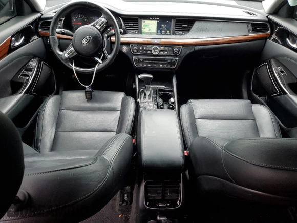 2018 Kia Cadenza Premium with VIN KNALC4J11J5120183, listed as a Copart auction lot 72858454 with 105,656 mi miles and Salvage Title. Bid and sale history available at DreamBid. Image 8.