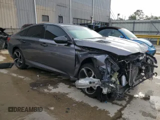 2018 Honda Accord Sedan Sport 1.5T with VIN 1HGCV1F3XJA195186, listed as a Copart auction lot 61652694 with 0 mi miles and Non Repairable. Bid and sale history available at carsss.com. Image 4.