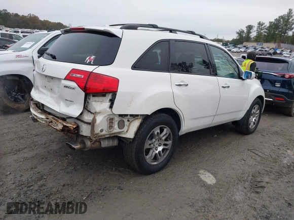 2009 Acura MDX with VIN 2HNYD28219H518971, listed as a IAAI auction lot 40872524 with 205,016 mi miles. Bid and sale history available at carsss.com. Image 4.