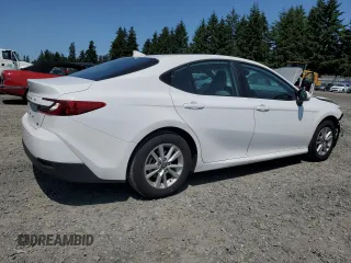 2025 Toyota Camry LE z VIN 4T1DAACK8SU540544, wystawiony jako Copart lot #58835005 z przebiegiem 14 268 mil mil oraz Szkoda całkowita • Salvage title. Historia ofert i sprzedaży dostępna na DreamBid. Obrazek 3.