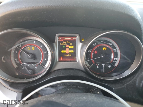 2015 Dodge Journey Crossroad with VIN 3C4PDCGB5FT548048, listed as a Copart auction lot 42450315 with 180,996 mi miles and Salvage Title. Bid and sale history available at carsss.com. Image 9.