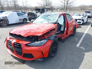 2021 BMW M3 Competition z VIN WBS33AY09MFK78325, wystawiony jako IAAI lot #41741258 z przebiegiem 30 300 mil mil oraz . Historia ofert i sprzedaży dostępna na DreamBid. Obrazek 2.