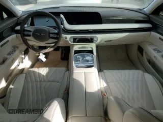 2023 Genesis G90 e-SC z VIN KMTFC4SD8PU029226, wystawiony jako Copart lot #88391865 z przebiegiem 16 762 mil mil oraz Szkoda całkowita • Salvage title. Historia ofert i sprzedaży dostępna na DreamBid. Obrazek 8.