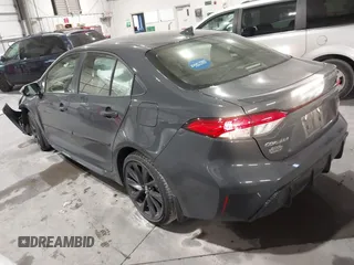 2023 Toyota Corolla Hybrid LE with VIN JTDBCMFE7P3021639, listed as a IAAI auction lot 41026783 with 38,656 mi miles. Bid and sale history available at carsss.com. Image 3.