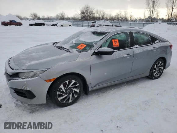 2016 Honda Civic Sedan EX with VIN 2HGFC2F72GH040007, listed as a Copart auction lot 87697895 with 226,883 mi miles and Non Repairable. Bid and sale history available at carsss.com. Image 1.