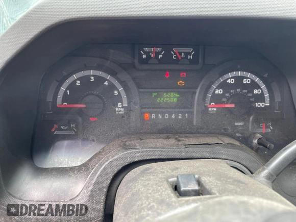 2018 Ford Econoline Cargo with VIN 1FDFE4FSXJDC36091, listed as a Copart auction lot 52462305 with 222,508 mi miles and Clean Title. Bid and sale history available at DreamBid. Image 8.