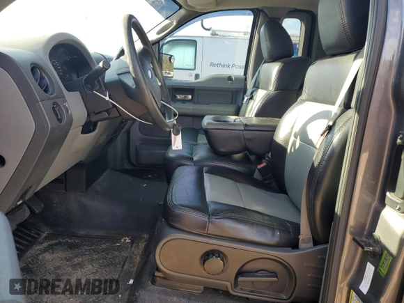 2008 Ford F-150 XL with VIN 1FTRF12W08KD26488, listed as a Copart auction lot 49128095 with 129,860 mi miles and Salvage title. Bid and sale history available at DreamBid. Image 7.