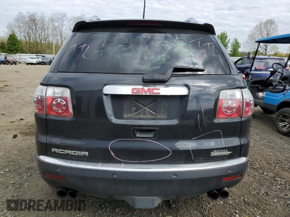 2009 GMC Acadia SLT2 z VIN 1GKER33D19J112295, wystawiony jako Copart lot #51876514 z przebiegiem 185 088 mil mil oraz Szkoda całkowita • Salvage title. Historia ofert i sprzedaży dostępna na DreamBid. Obrazek 6.
