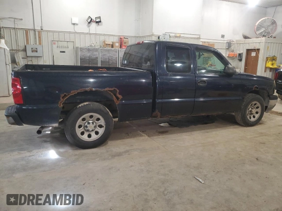 2005 Chevrolet Silverado 1500 Work Truck with VIN 1GCEC19X75Z279579, listed as a Copart auction lot 50503105 with 161,576 mi miles and Salvage Title. Bid and sale history available at carsss.com. Image 3.