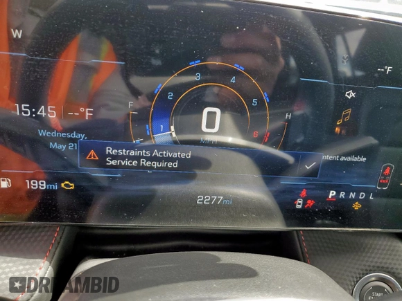 2025 Chevrolet Equinox FWD RS with VIN 3GNAXLEG9SL275130, listed as a Copart auction lot 57828795 with 2,277 mi miles and Salvage title. Bid and sale history available at DreamBid. Image 9.