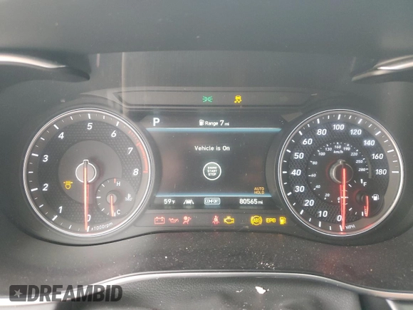 2021 Genesis G70 3.3T z VIN KMTG74LE7MU074377, wystawiony jako Copart lot #58122415 z przebiegiem 80 565 mil mil oraz Czysty tytuł • Clean title. Historia ofert i sprzedaży dostępna na DreamBid. Obrazek 9.