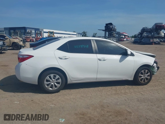 2016 Toyota Corolla L z VIN 2T1BURHE4GC638320, wystawiony jako IAAI lot #42289868 z przebiegiem 154 482 mil mil oraz . Historia ofert i sprzedaży dostępna na DreamBid. Obrazek 14.