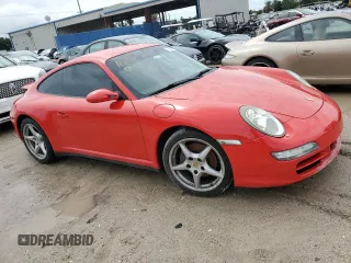 2007 Porsche 911 Carrera with VIN WP0AA29957S710363, listed as a Copart auction lot 73647294 with 0 mi miles and Salvage Title. Bid and sale history available at carsss.com. Image 4.
