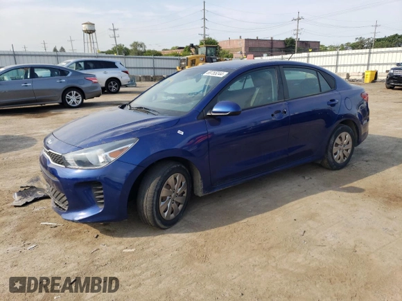 2018 Kia Rio S with VIN 3KPA24AB7JE127617, listed as a Copart auction lot 69755244 with 72,254 mi miles and Salvage Title. Bid and sale history available at DreamBid. Image 1.