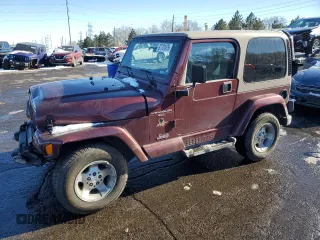2001 Jeep Wrangler Sahara with VIN 1J4FA59S41P301365, listed as a Copart auction lot 87701675 with 134,081 mi miles and Salvage Title. Bid and sale history available at carsss.com. Image 1.