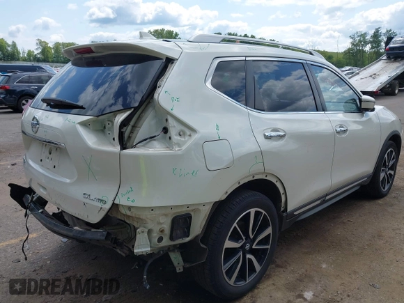 2017 Nissan Rogue S with VIN JN8AT2MV6HW259246, listed as a IAAI auction lot 39910150 with 95,224 mi miles and . Bid and sale history available at DreamBid. Image 4.