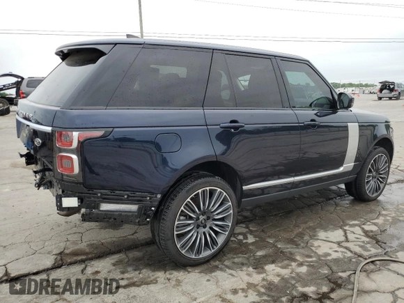 2020 Land Rover Range Rover P525 HSE with VIN SALGS2SE6LA584151, listed as a Copart auction lot 55283835 with 53,622 mi miles and Salvage title. Bid and sale history available at DreamBid. Image 3.