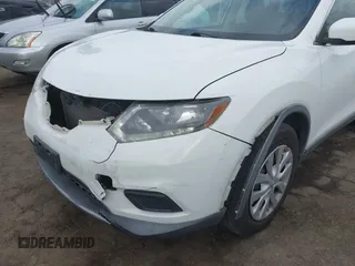 2016 Nissan Rogue S with VIN KNMAT2MT6GP663229, listed as a IAAI auction lot 42095705 with 93,602 mi miles. Bid and sale history available at carsss.com. Image 19.