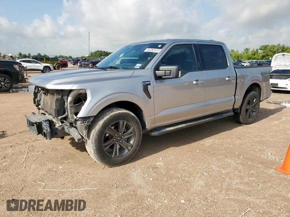 2023 Ford F-150 XL with VIN 1FTEW1CP0PKD18024, listed as a Copart auction lot 64282415 with 96,095 mi miles and Salvage title. Bid and sale history available at DreamBid. Image 1.