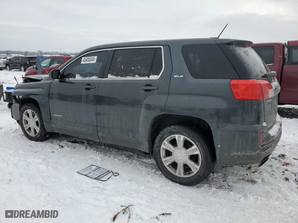 2017 GMC Terrain SLE with VIN 2GKFLSEK8H6344061, listed as a Copart auction lot 45458345 with 0 mi miles and Clean Title. Bid and sale history available at carsss.com. Image 2.