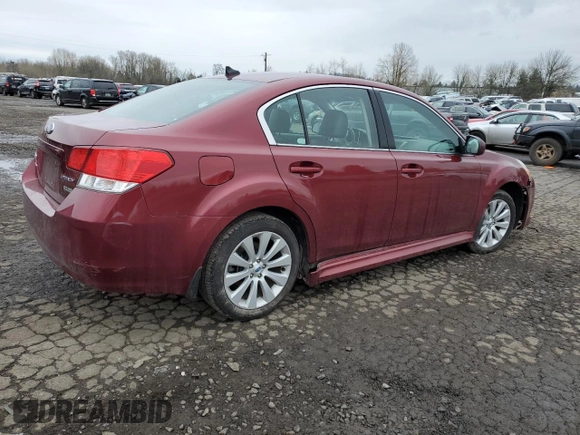 2011 Subaru Legacy Limited with VIN 4S3BMBJ6XB3258040, listed as a Copart auction lot 45657895 with 230,993 mi miles and Salvage title. Bid and sale history available at DreamBid. Image 3.