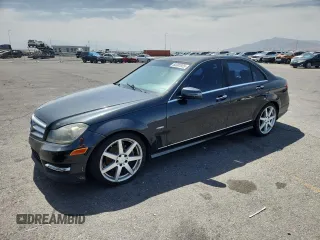 2012 Mercedes-Benz C 250 Sport z VIN WDDGF4HB3CA597983, wystawiony jako Copart lot #62301835 z przebiegiem 194 268 mil mil oraz Czysty tytuł • Clean title. Historia ofert i sprzedaży dostępna na DreamBid. Obrazek 1.