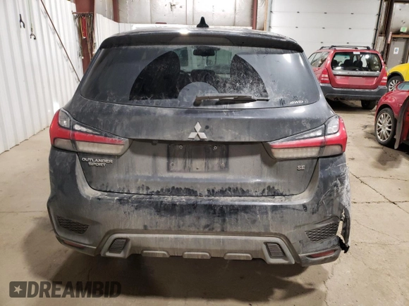 2020 Mitsubishi Outlander Sport ES 2.0 with VIN JA4AR3AU0LU021290, listed as a Copart auction lot 75065194 with 0 mi miles and Salvage Title. Bid and sale history available at carsss.com. Image 6.