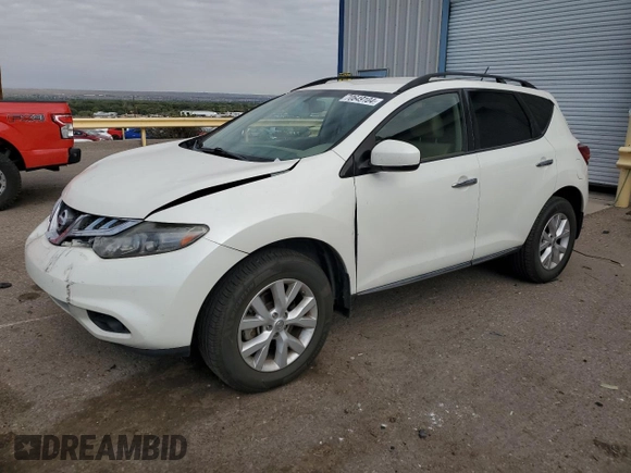 2014 Nissan Murano SV with VIN JN8AZ1MW2EW525603, listed as a Copart auction lot 70649104 with 143,801 mi miles and Salvage Title. Bid and sale history available at carsss.com. Image 1.