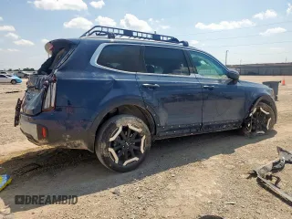 2024 Kia Telluride S with VIN 5XYP64GC5RG417254, listed as a Copart auction lot 57862445 with 34,912 mi miles and Salvage title. Bid and sale history available at DreamBid. Image 3.