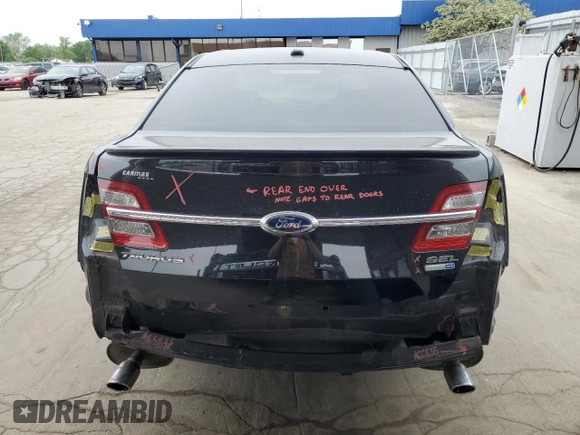 2015 Ford Taurus SEL with VIN 1FAHP2H87FG145689, listed as a Copart auction lot 56294115 with 81,029 mi miles and Salvage title. Bid and sale history available at DreamBid. Image 6.