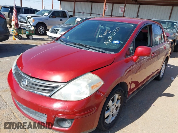 2011 Nissan Versa 1.8 S with VIN 3N1BC1AP6BL394131, listed as a IAAI auction lot 42013750 with 161,748 mi miles. Bid and sale history available at carsss.com. Image 2.