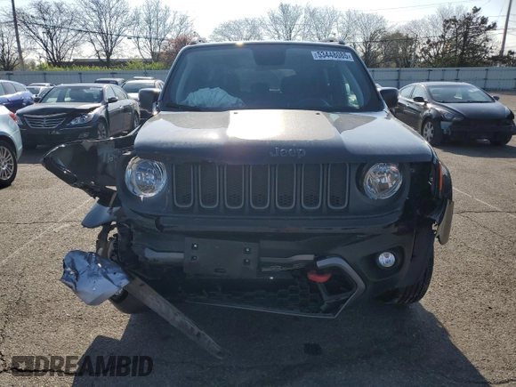 2018 Jeep Renegade Trailhawk with VIN ZACCJBCB8JPH42239, listed as a Copart auction lot 53448085 with 21,221 mi miles and Salvage Title. Bid and sale history available at carsss.com. Image 5.