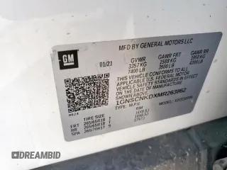 2021 Chevrolet Tahoe LT with VIN 1GNSCNKDXMR263862, listed as a Copart auction lot 58743585 with 131,743 mi miles and Clean title. Bid and sale history available at DreamBid. Image 13.