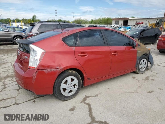 2010 Toyota Prius II with VIN JTDKN3DU9A5202820, listed as a Copart auction lot 55460885 with 248,099 mi miles and Clean Title. Bid and sale history available at carsss.com. Image 3.