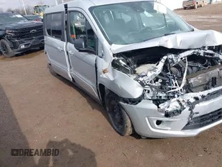 2020 Ford Transit Connect XLT with VIN NM0GE9F21L1465878, listed as a IAAI auction lot 41623436 with 66,083 mi miles and . Bid and sale history available at DreamBid. Image 1.