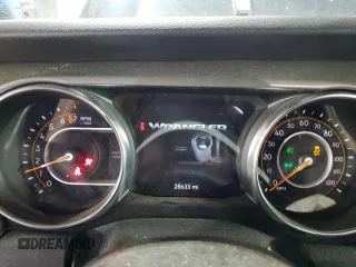 2021 Jeep Wrangler Willys with VIN 1C4HJXAGXMW627781, listed as a Copart auction lot 73306724 with 28,633 mi miles and Salvage title. Bid and sale history available at DreamBid. Image 9.