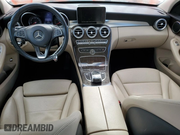 2015 Mercedes-Benz C 300 Luxury with VIN 55SWF4KB8FU070644, listed as a Copart auction lot 65435945 with 99,393 mi miles and Salvage title. Bid and sale history available at DreamBid. Image 8.