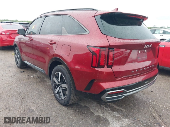 2022 Kia Sorento S with VIN 5XYRL4LC9NG139461, listed as a IAAI auction lot 41922914 with 28,467 mi miles. Bid and sale history available at carsss.com. Image 3.