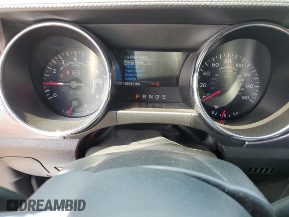 2016 Ford Mustang GT with VIN 1FA6P8CF7G5225250, listed as a Copart auction lot 54167395 with 103,151 mi miles and Salvage title. Bid and sale history available at DreamBid. Image 9.