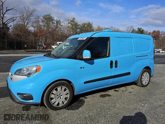 2018 Ram ProMaster City Cargo Van Tradesman SLT with VIN ZFBERFBB1J6H93794, listed as a Copart auction lot 84443164 with 119,656 mi miles and Clean Title. Bid and sale history available at carsss.com. Image 1.