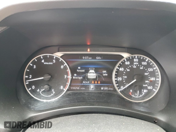 2020 Nissan Sentra SR with VIN 3N1AB8DV0LY237605, listed as a Copart auction lot 49116005 with 110,256 mi miles and Salvage Title. Bid and sale history available at DreamBid. Image 9.