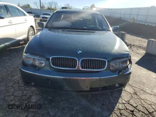 2003 BMW 7 Series 745Li with VIN WBAGN63413DS45269, listed as a Copart auction lot 80987154 with 80,882 mi miles and Salvage Title. Bid and sale history available at DreamBid. Image 5.