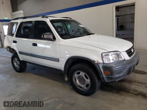 2001 Honda CR-V LX with VIN JHLRD284X1S014401, listed as a Copart auction lot 76837334 with 195,358 mi miles and Salvage Title. Bid and sale history available at carsss.com. Image 4.
